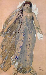Phaedra, Costume Design for the Euripides Drama Hippolytos